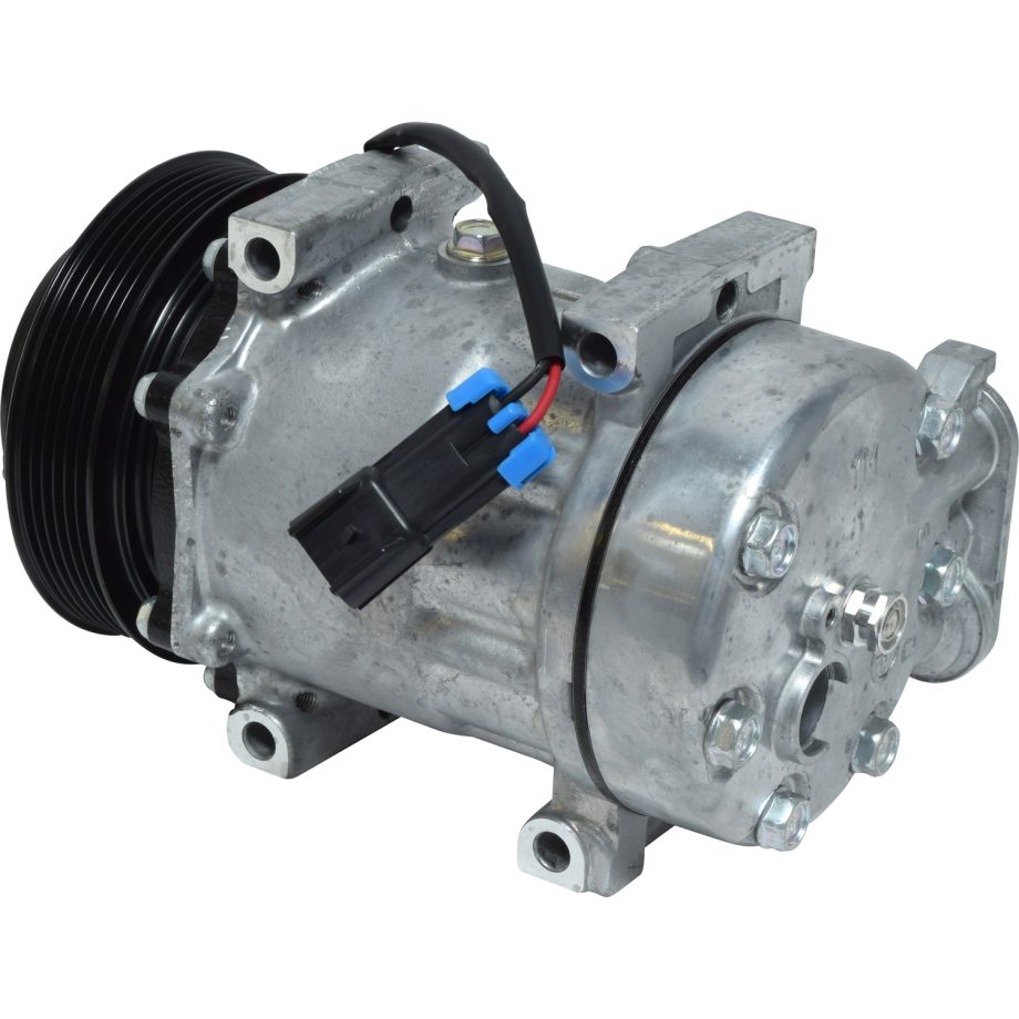 NEW OEM SANDEN SD7H15 A/C COMPRESSOR WITH 6 POLY CLUTCH 12V