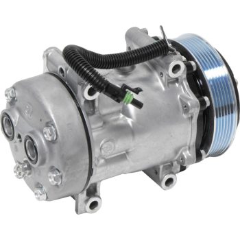 NEW OEM SANDEN SD7H15 A/C COMPRESSOR WITH 6 POLY CLUTCH 12V