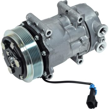 NEW OEM SANDEN SD7H15 A/C COMPRESSOR WITH 6 POLY CLUTCH 12V