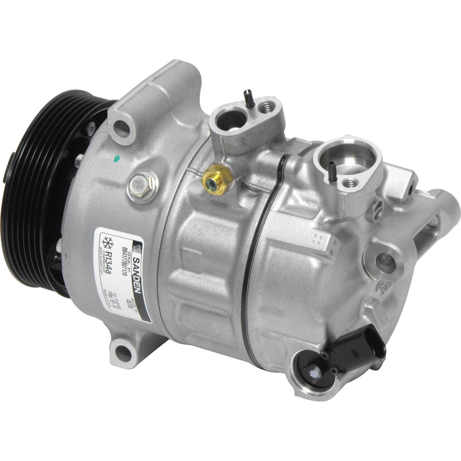 NEW OEM PXE16 A/C COMPRESSOR WITH 6 POLY CLUTCH 12V