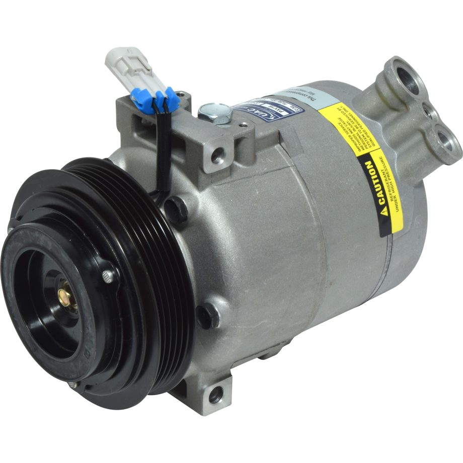 NEW AFTERMARKET PXV16 A/C COMPRESSOR WITH 5 POLY CLUTCH 12V