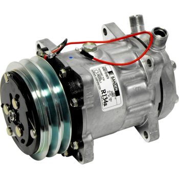 OEM SANDEN SD7H15 A/C COMPRESSOR WITH DOUBLE GROOVE CLUTCH 12V 4663