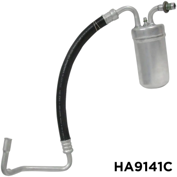 NEW AFTERMARKET A/C RECEIVER DRIER WITH HOSE ASSEMBLY