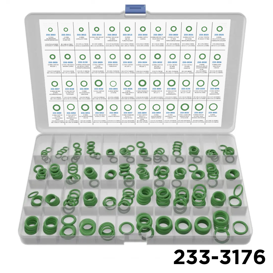 (Smaller Sizes) O-Ring Master Kit 48 Compartment