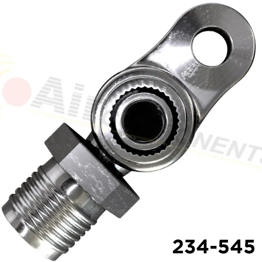 Compressor Custom Manifold Hi Side GM/Ford #6 Hose @ 6 O'clock