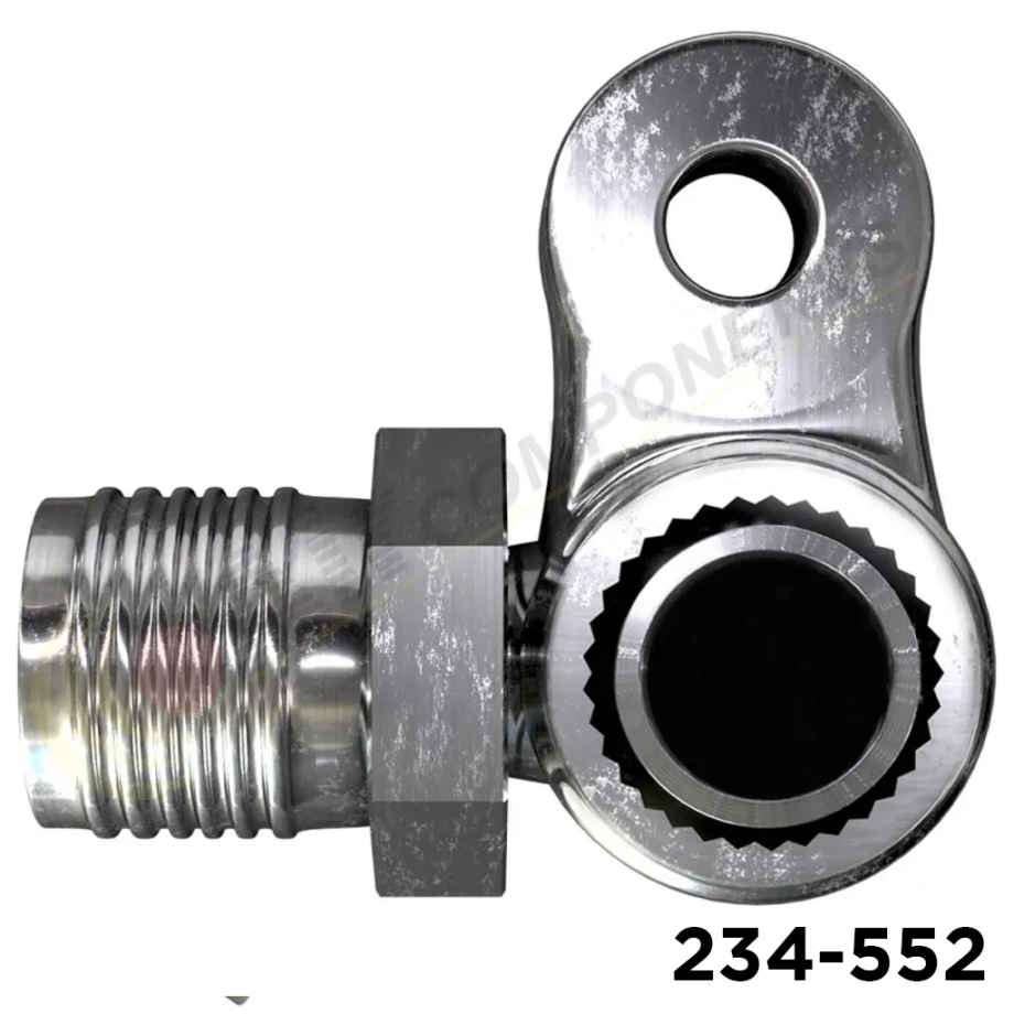 Compressor Custom Manifold Low Side GM/Ford #10 Hose @ 9 O'clock
