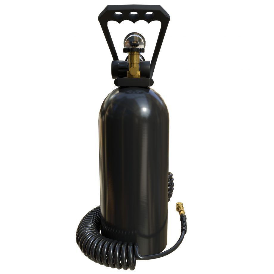 Air Components Air Source Complete 10 Lb Liquid CO2 System 0-475 PSI