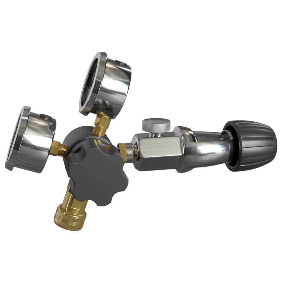 Air Components Air Source High Performance Liquid CO2 Regulator 0-475 PSI
