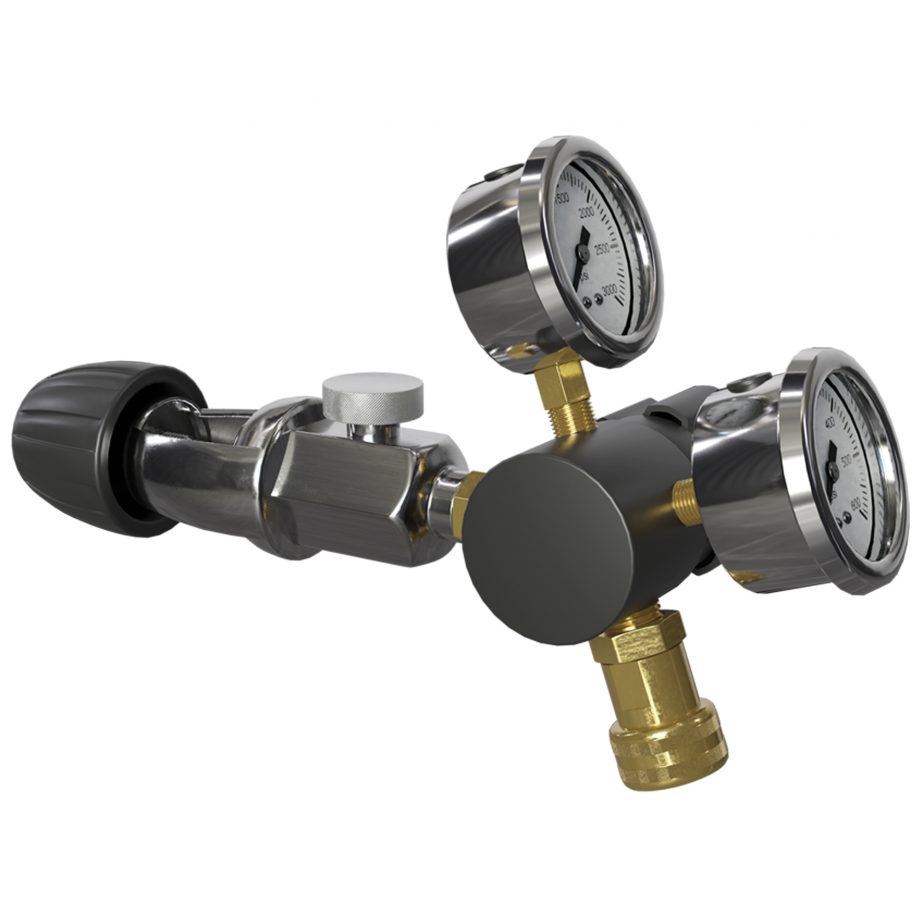 Air Components Air Source High Performance Liquid CO2 Regulator 0-475 PSI
