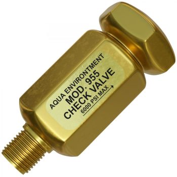 Check Valve One Way 6000 PSI 1/4"MPT X 1/4"FPT