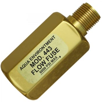 Aqua Environments Flow Fuse  6000 PSI  1/4" NPT Female  X 1/4" Male
