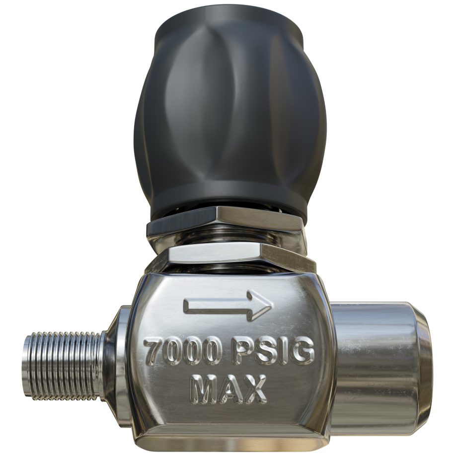 Valve Panel Mount 1/4” NPT MALE X 1/4” NPT FEMALE 7000PSI