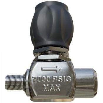 Valve Panel Mount 1/4” NPT MALE X 1/4” NPT FEMALE 7000PSI