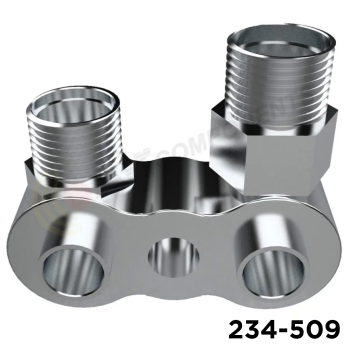 Compressor Fitting Bolt-On 12 X 10 Vertical