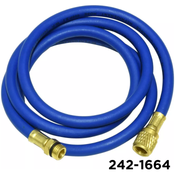 Robinair Recovery Machine Charging Hose 96" Blue W/Adapters