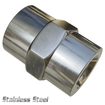 Fitting High Pressure Air 1/4" X 1/4" Female NPT (Stainless Steel)