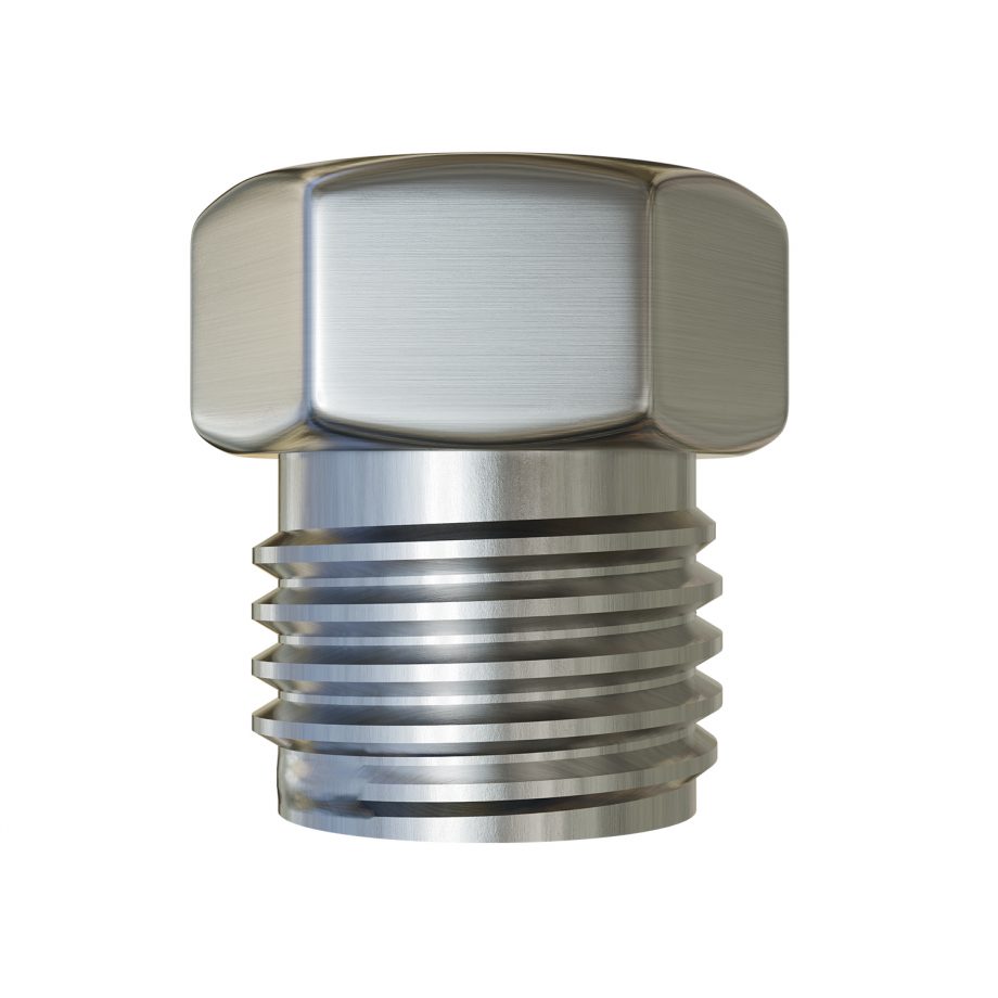 High Pressure Fitting Plug 1/4" (Steel)