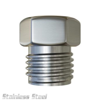 High Pressure Fitting Plug 1/4" (Stainless Steel)