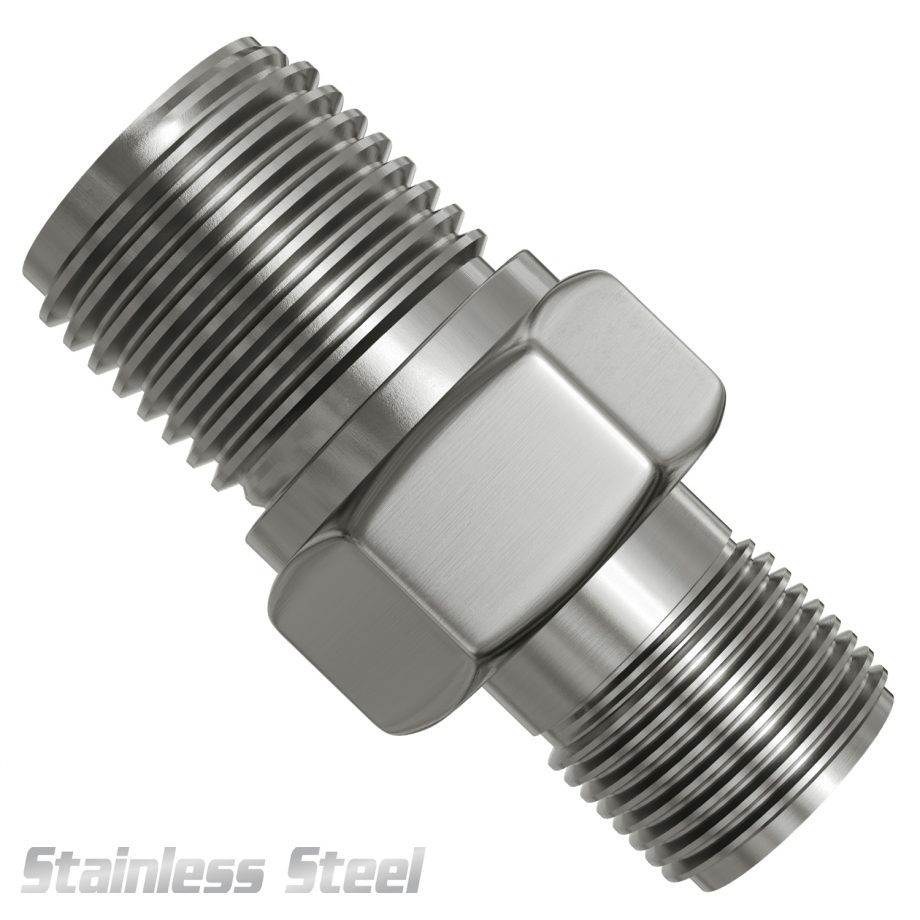 Fitting High Pressure Air 1/4″ X 1/8″ Male NPT (Stainless Steel)