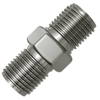 Fitting High Pressure Air 1/4" X 1/4" Male NPT (Steel)