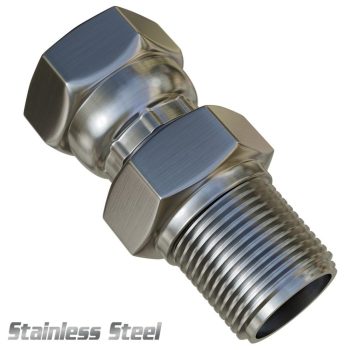 Fitting High Pressure Air 1/4" Female Swivel X 1/4" Male NPT (Stainless Steel)