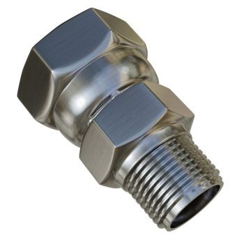 Fitting High Pressure Air 1/4" Female Swivel X 1/4" Male NPT (Steel)