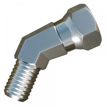 Fitting High Pressure Air 45Degree 1/4" Female Swivel X 1/4" Male NPT (Steel)