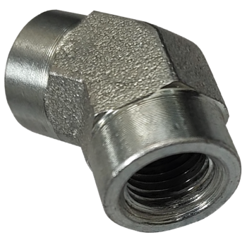 Fitting High Pressure Air 1/4" X 1/4" X 1/4" Female T NPT (Steel)