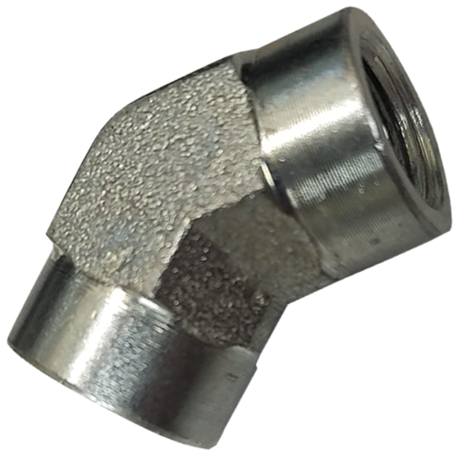 Fitting High Pressure Air 1/4" X 1/4" X 1/4" Female T NPT (Steel)