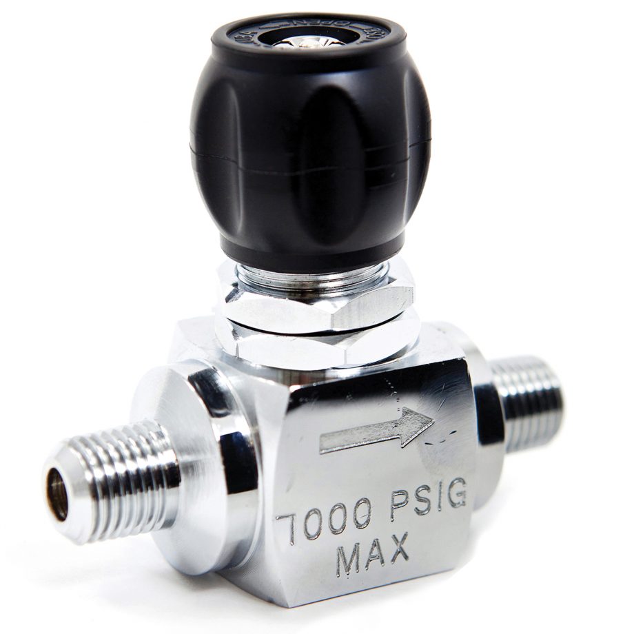 Valve Panel Mount Inlet 1/4” NPT Male X 1/4” Male NPT 7000PSI