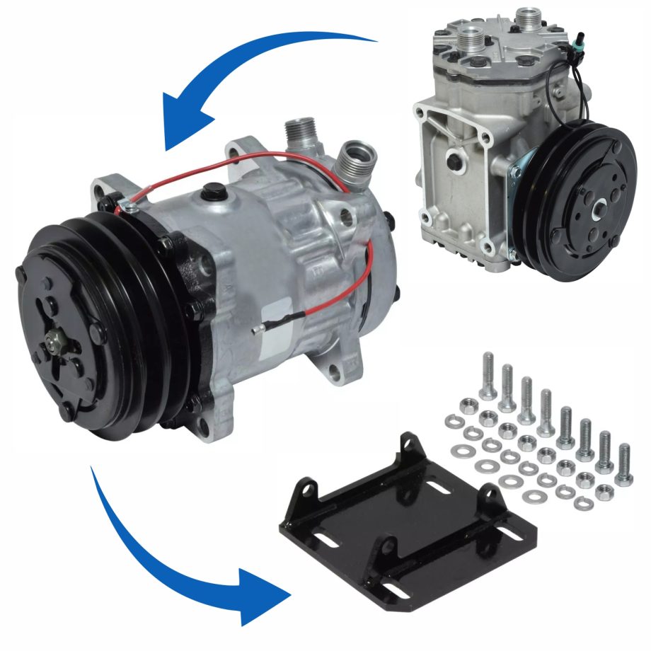 Compressor Mount & Compressor Conversion Kit York To Sanden