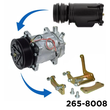 Compressor Mount & Compressor Kit Serpentine Belt To Sanden Conversion