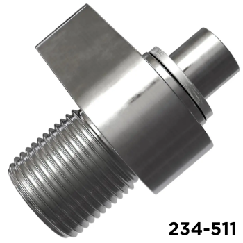 Compressor Adapter Block x Adaptor x #8 Male Insert Oring