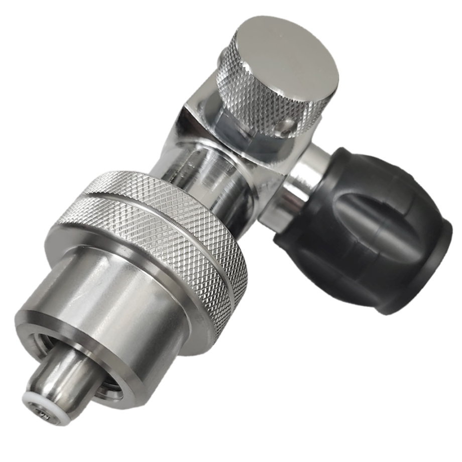 Scuba Yoke Filler With Bleed Screw & HP Port CGA