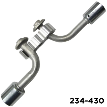 Compressor Fitting Manifold 90 Degree #8 x # 12 GM Double Swivel