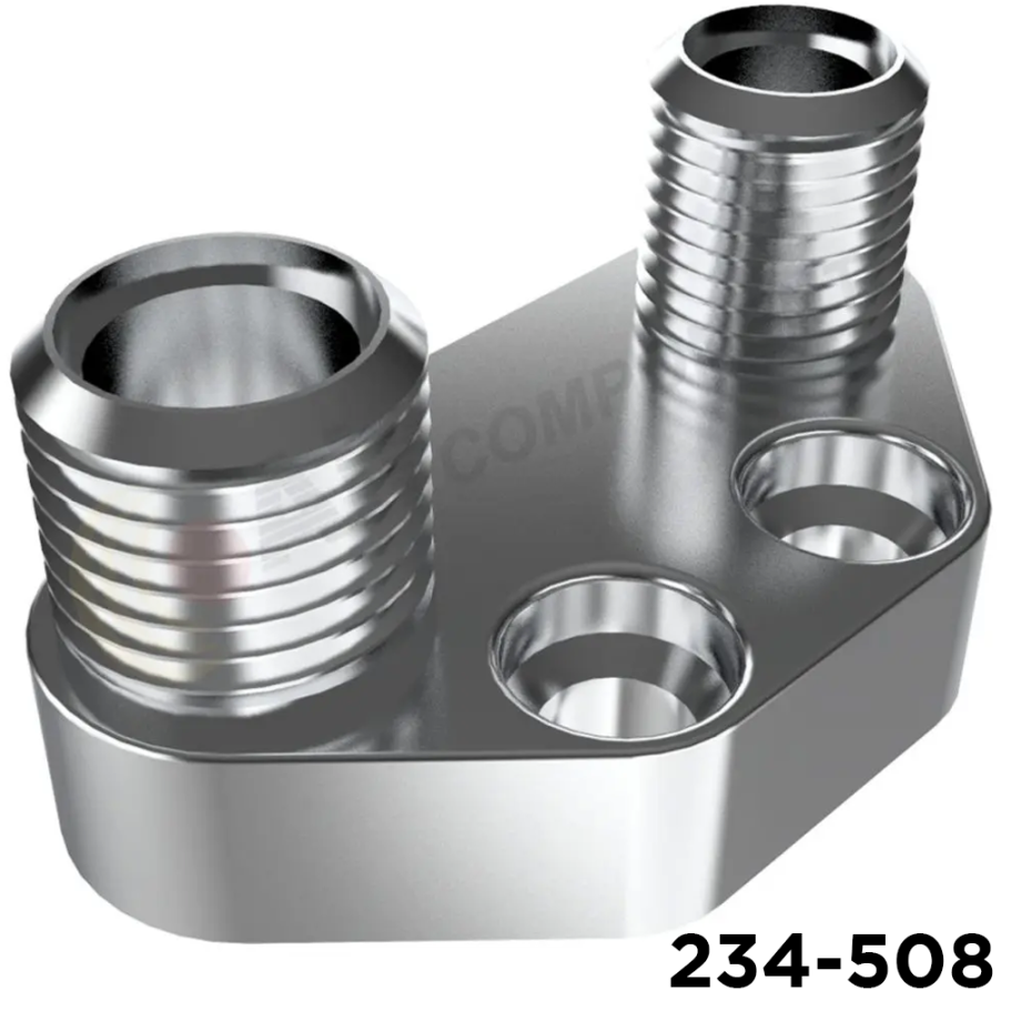 Comp Adapter Manifold Sanden 7176 SD7B10 x Male Insert Oring