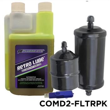 Mastercool Commander  1000 2000 & 3000 69877 Recovery/Recycling Filter With Fluoro-Dye Retro Lube
