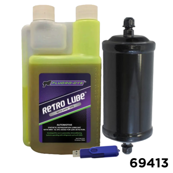 Mastercool Commander 4000/4100 9873 Recovery/Recycling Filter With Fluoro-Dye 1234 Retro Lube