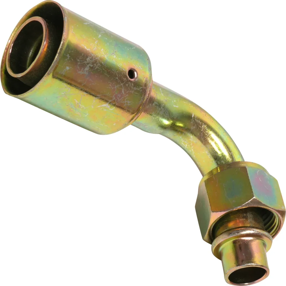 Steel 90º Female Oring Beadlock Fitting For No.14 FOR 90 STEEL REDUCED BL