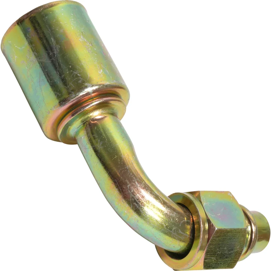 Steel 90º Female Oring Beadlock Fitting For No.14 FOR 90 STEEL REDUCED BL