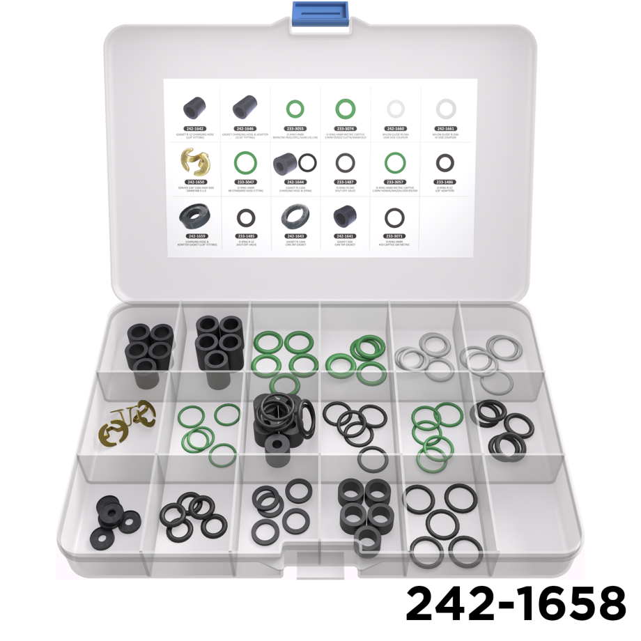 A/C Charging Hose Seal, Coupler Oring & Depressor Rebuild Kit
