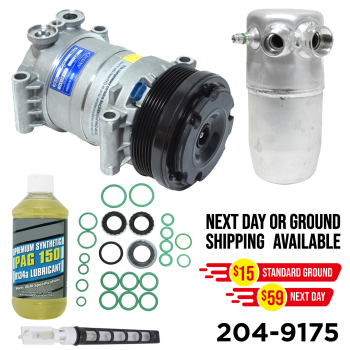 A/C Compressor Replacement Kit for Chevrolet C1500, C3500HD, GMC K2500 & More (1996-2003)