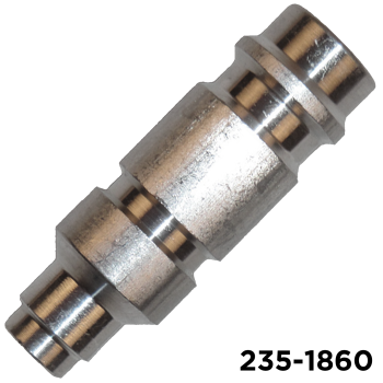 Fitting Weld On 1234YF Alluminium 13mm Service Port x W/ Cap and Core