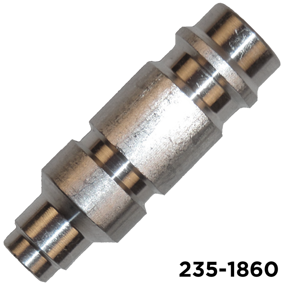 Fitting Weld On 1234YF Alluminium 13mm Service Port x W/ Cap and Core