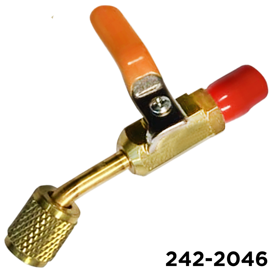 Adapter Swivel 1/4 Male Flare x 1/4 Female Flare W/ Shut Off / Set