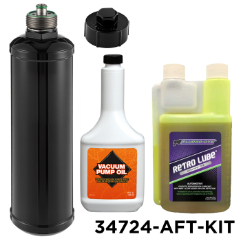 ROBINAIR Aftermarket Recovery/Recycling Filter With Fluoro-Dye Retro Lube & Vacuum Pump Oil