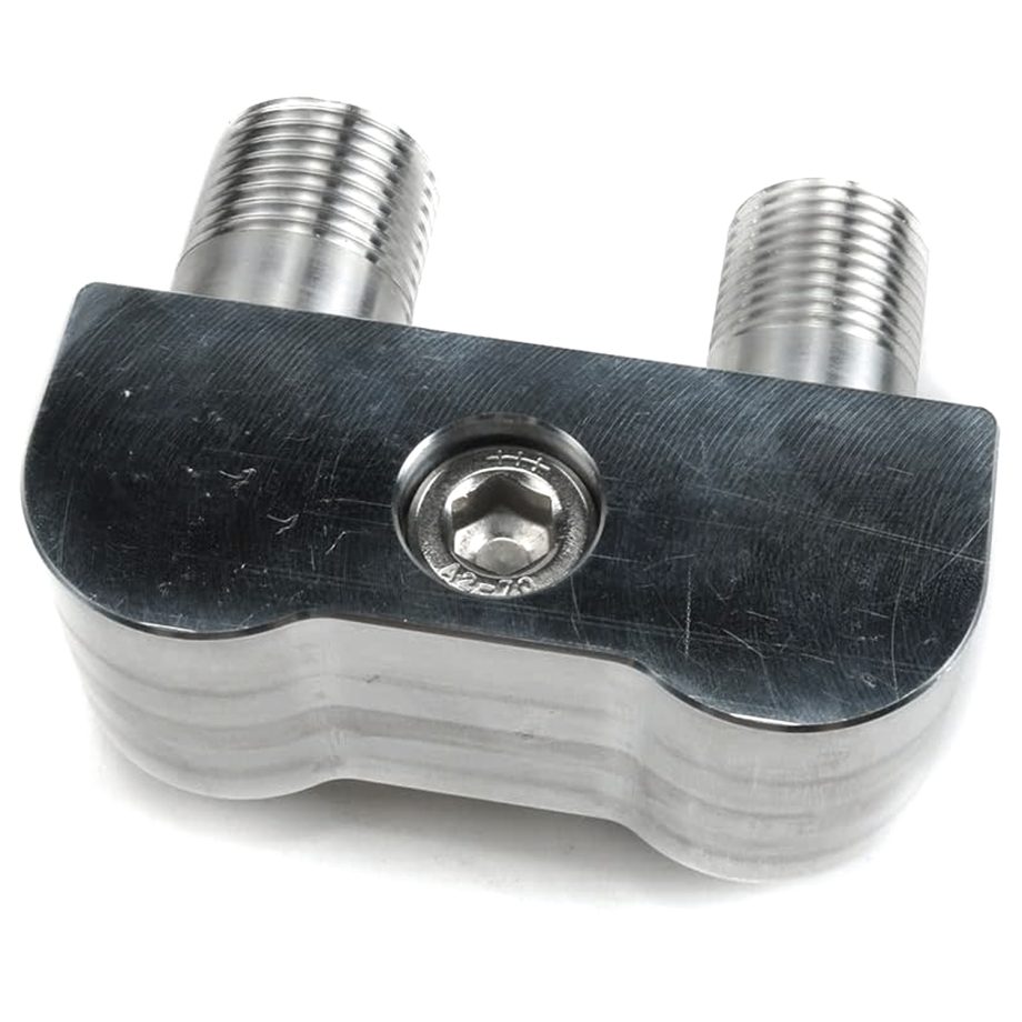 Compressor Fitting Manifold 90 Degree #8 x # 10  LSX LS1 Swap