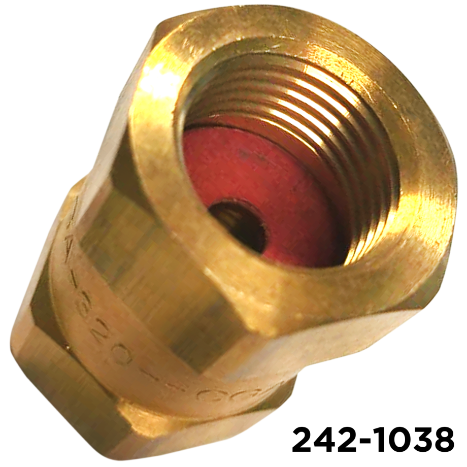 Air Source Brass Co2 to Nitrogen Adapter CGA 580- CGA 320